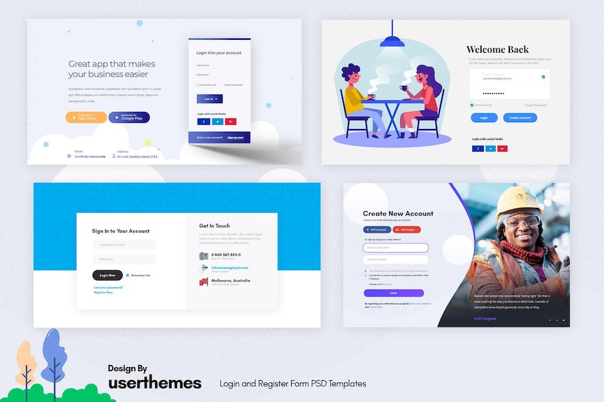 37246 Login and Register Form PSD Templates.jpeg