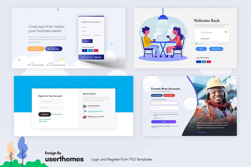 37246 Login and Register Form PSD Templates.jpeg