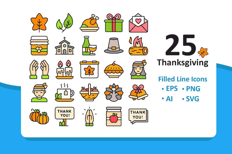 25 Thanksgiving Icons - FIlled Line.jpg