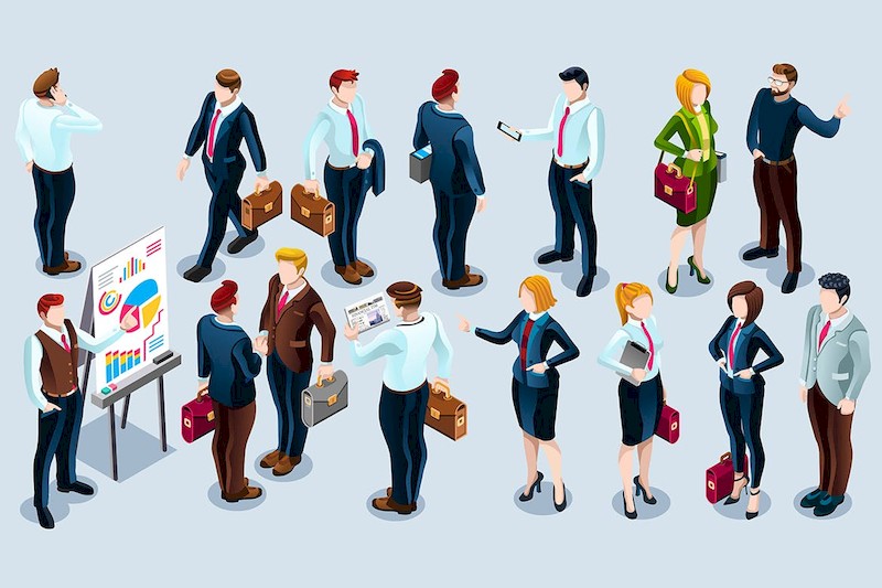 Isometric People Trendy Business 3D Icon Set.jpg