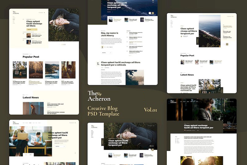 Acheron Vol.01 - Creative Blog Template.jpg