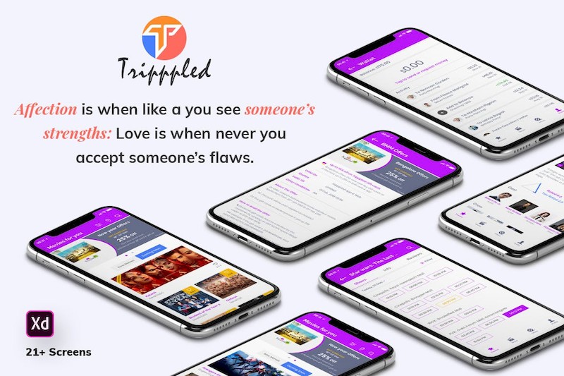 Tripppled-Movie Booking Mobile App UI Kit (XD)-1.jpg