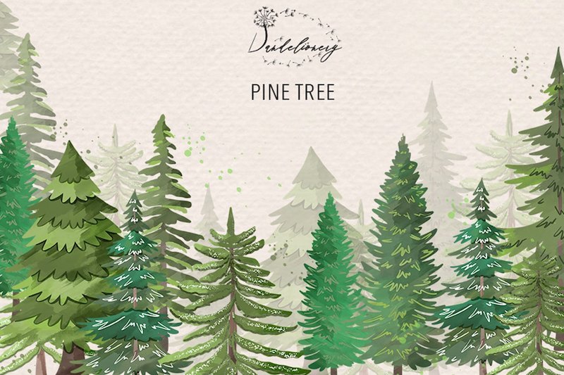 37380 Pine trees clip arts.jpeg