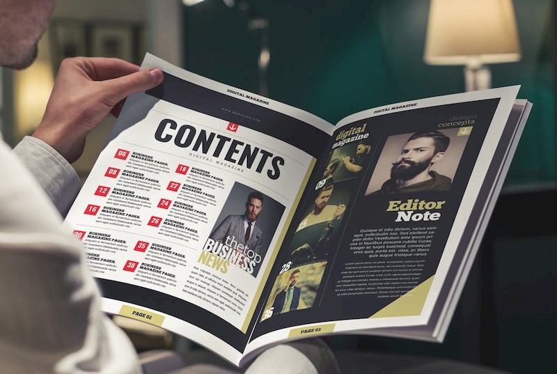 40个不同版面的流行杂志画册模板-InDesign素材-4.jpg