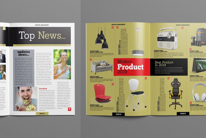 40个不同版面的流行杂志画册模板-InDesign素材3.jpg