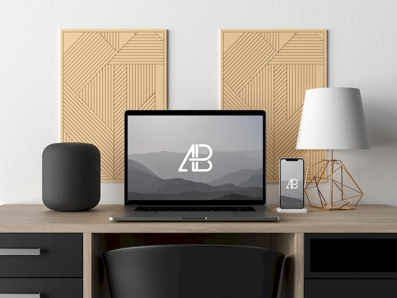 37395 Modern Macbook Pro and iPhone X on Desk Mockup.jpg