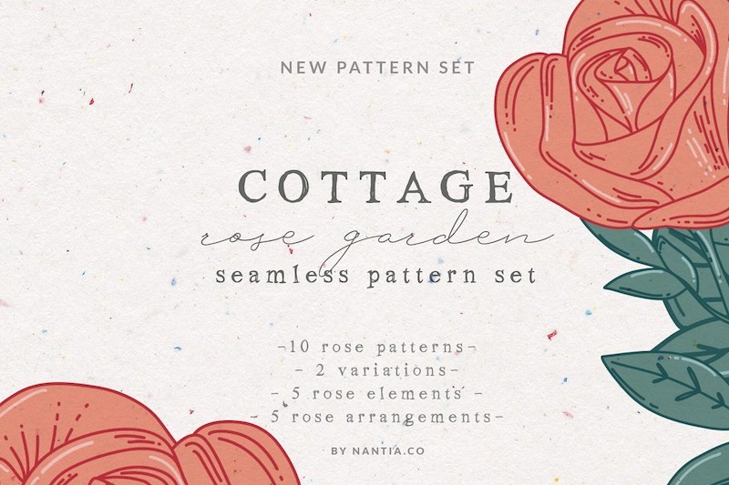 Cottage Rose Garden Pattern Set-1.jpg