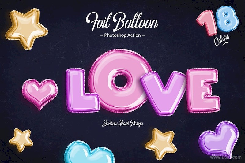 Foil Balloon - Photoshop Action-3.jpg