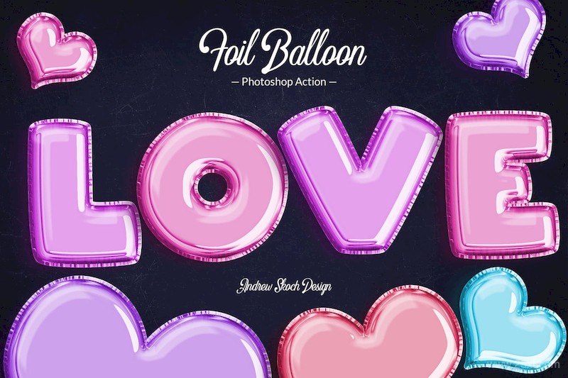 Foil Balloon - Photoshop Action-1.jpg