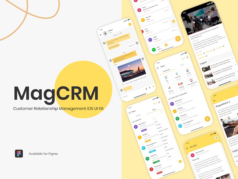 MagCRM - Customer Relationship Management Mobile App UI Kit-1.jpg