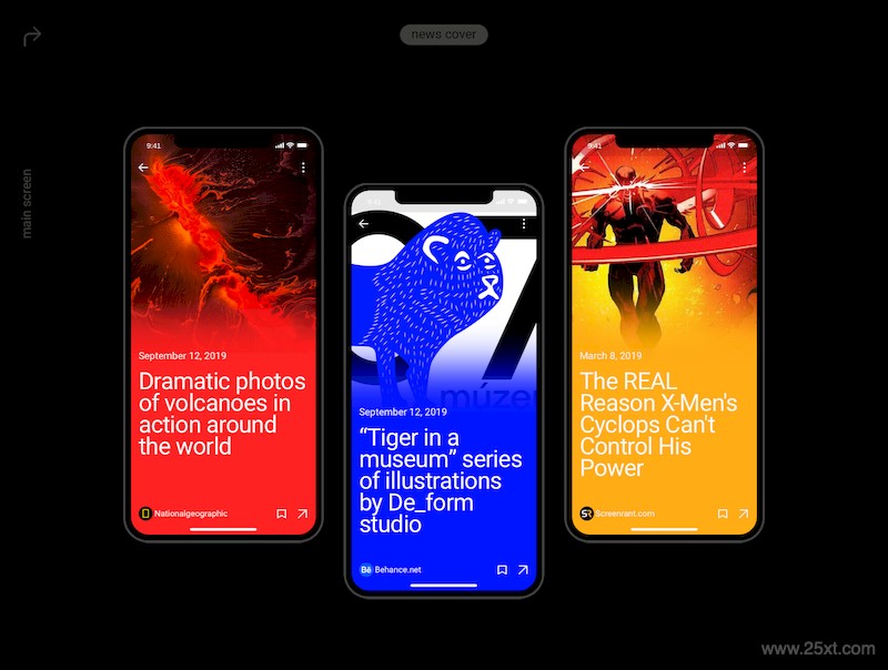 Pulse UI Kit. News Aggregator App-2.jpg