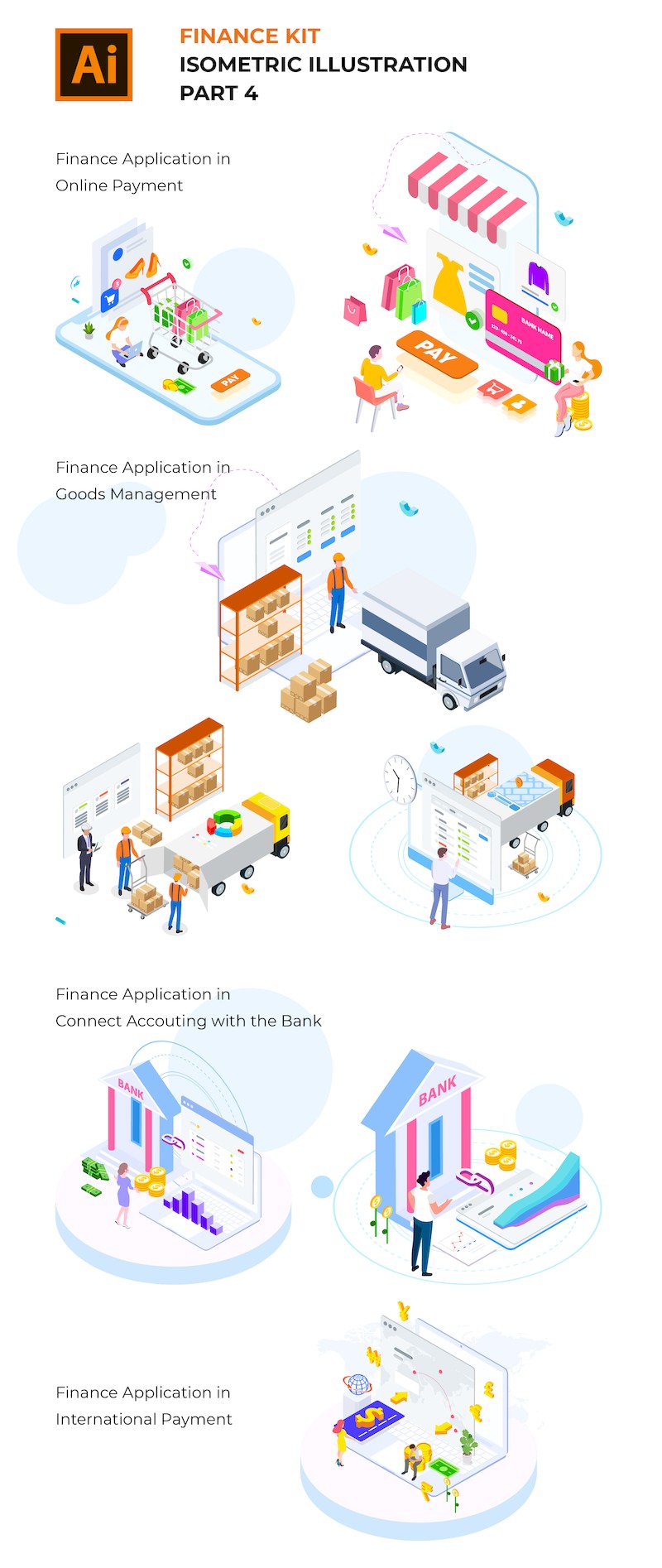 Finance Kit Isometric Illustration Part 4-5.jpg