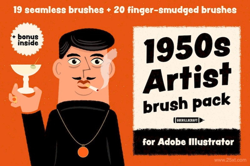 1950s Artist Brush Pack for Adobe Illustrator-4.jpg