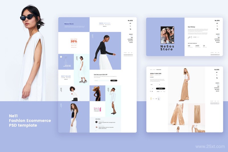 Ne11 - Fashion Ecommerce PSD template.jpg