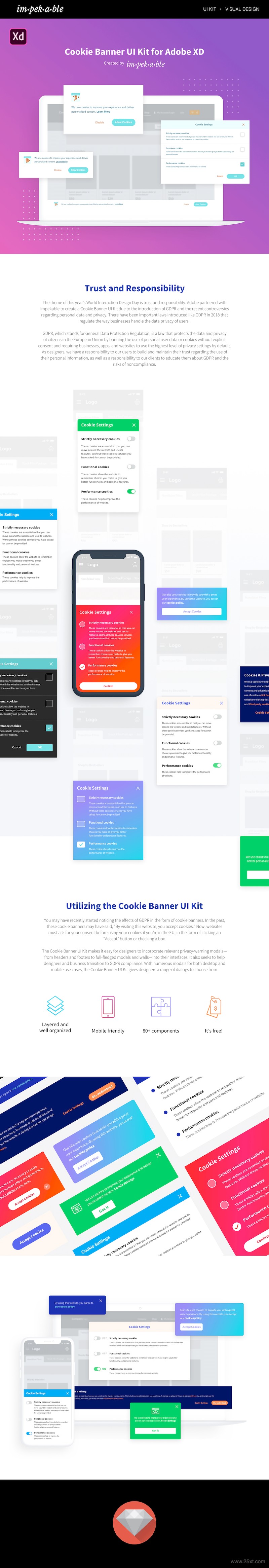 Cookie Banner UI Kit for Adobe XD-2.jpg