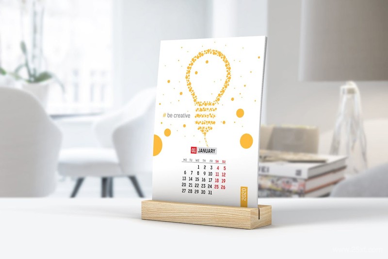 Desk Calendar With Wooden Stand Mockup-3.jpg