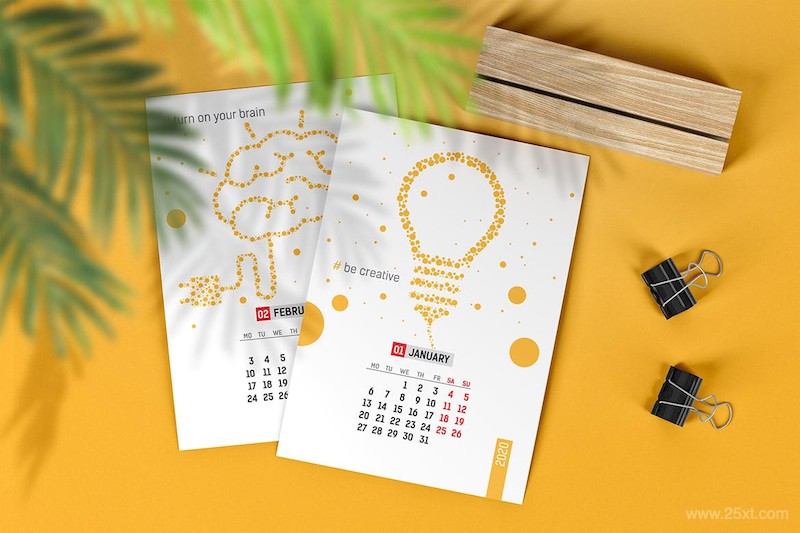 Desk Calendar With Wooden Stand Mockup-1.jpg