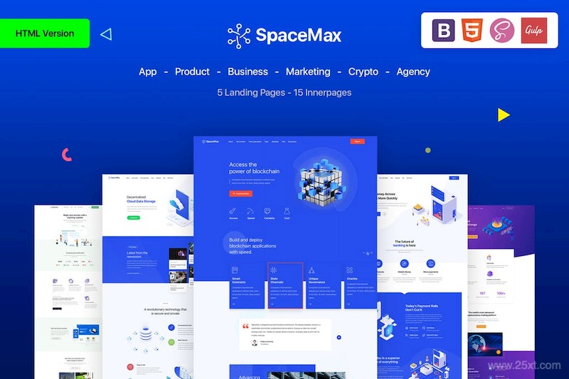 SpaceMax - Multipurpose HTML Landing page-4.jpg