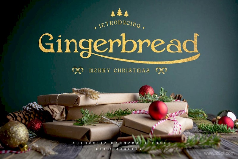 Gingerbread - Decorative Christmas Serif Font-1.jpg