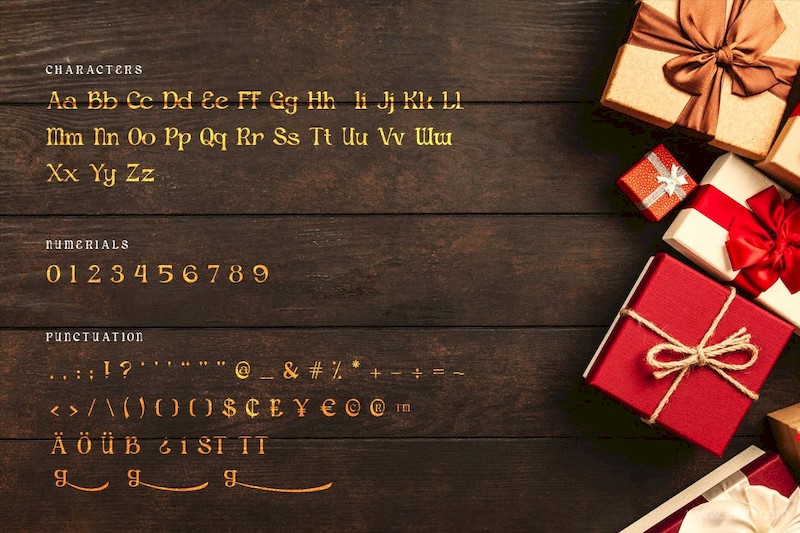 Gingerbread - Decorative Christmas Serif Font-2.jpg