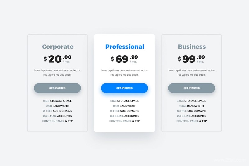 Soft Material Pricing Table PSD Templates-5.jpg