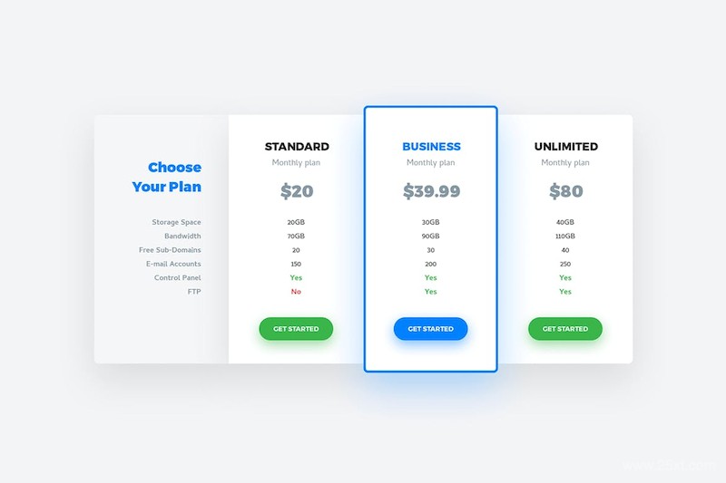 Soft Material Pricing Table PSD Templates-3.jpg