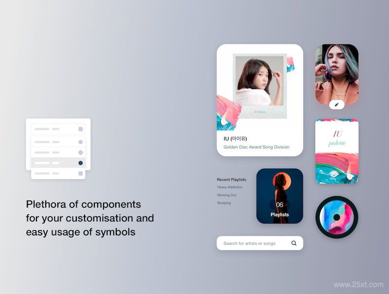 Stream - Social Music UI Kit-4.jpg