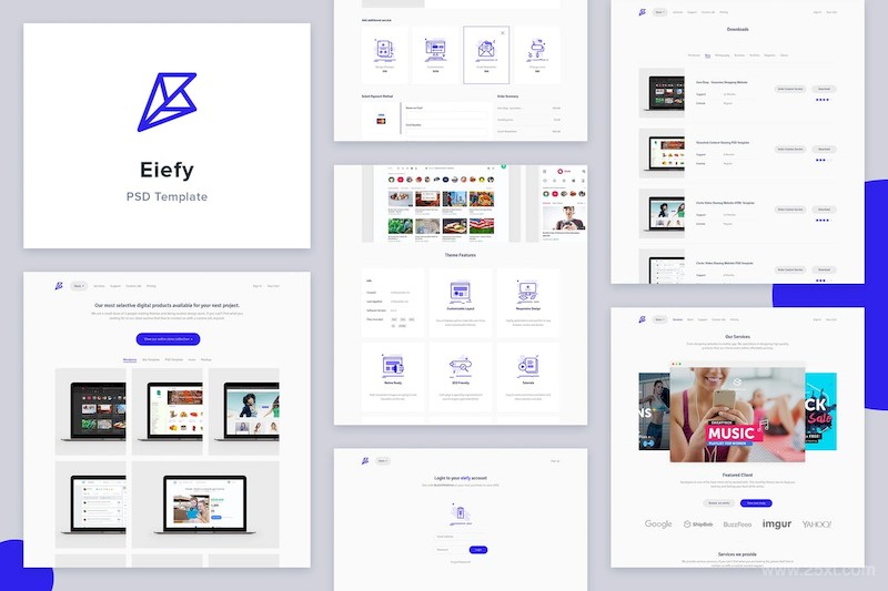 Eiefy PSD Template for Selling Themes & Services.jpg