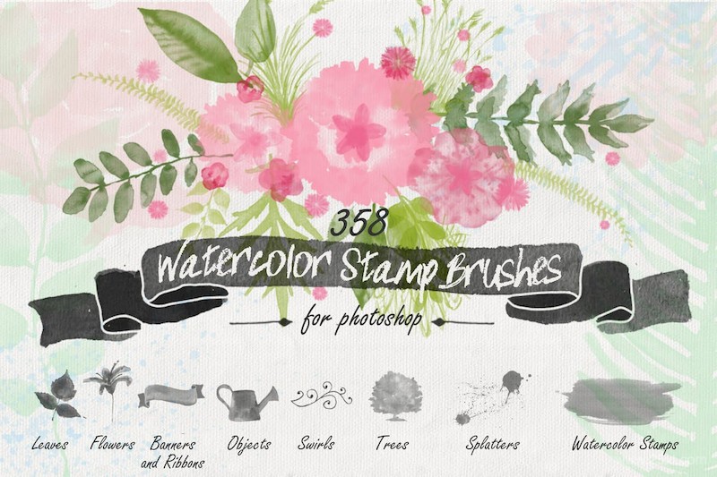Floral Watercolor PS Stamp Brushes-4.jpg