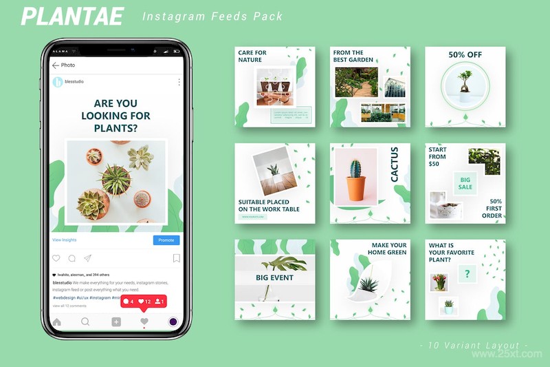 Plantae - Instagram Feeds Pack.jpg