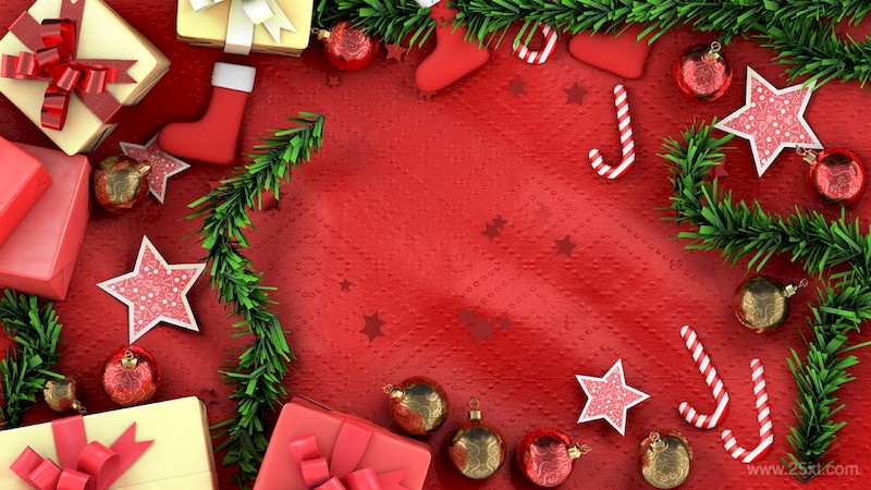 Christmas Objects on Table Backgrounds-5.jpg