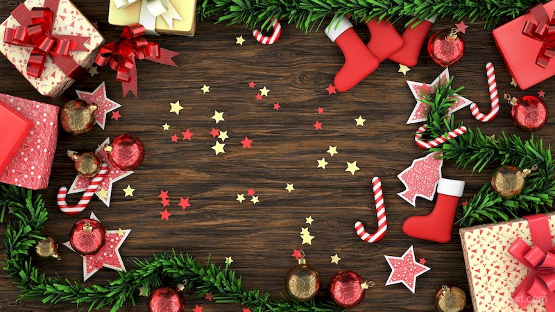 Christmas Objects on Table Backgrounds-3.jpg