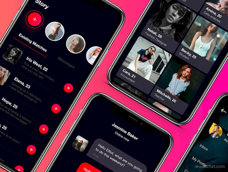 Dating Application UI Kit-3.jpg