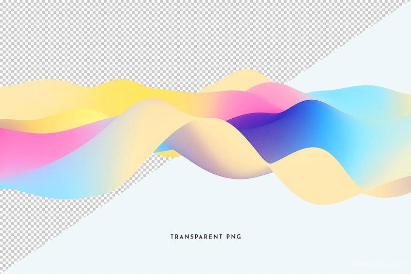 Soft Colorful Waves Background Set-5.jpg