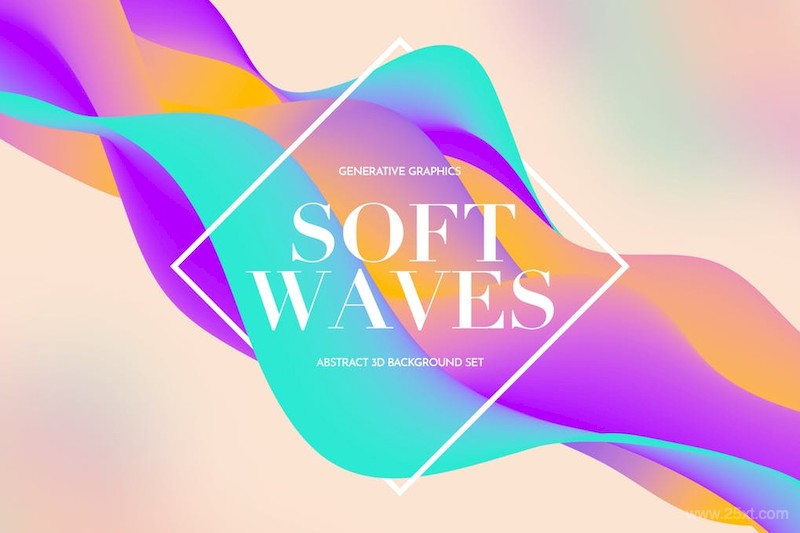Soft Colorful Waves Background Set-6.jpg