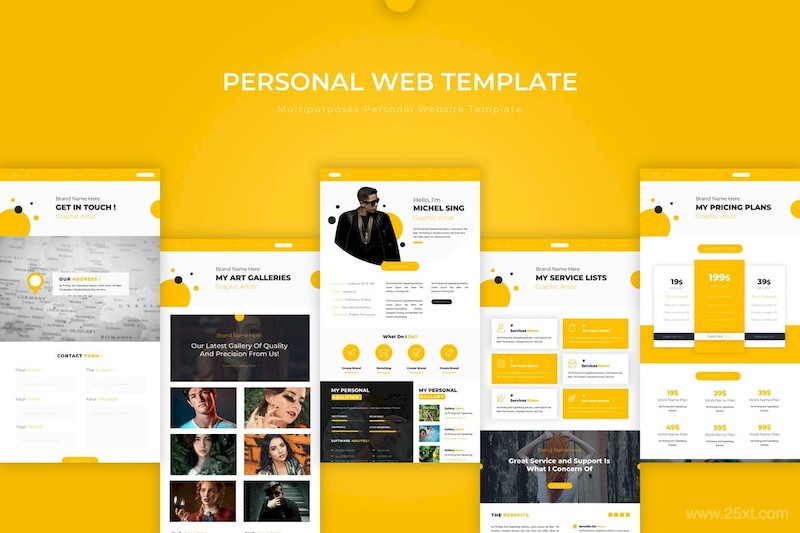 Personal | PSD Web Template-4.jpg