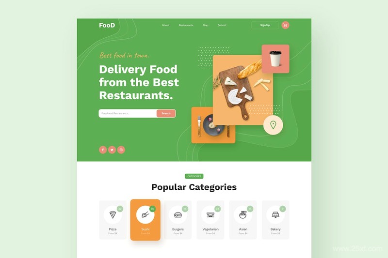 Food Delivery Restaurant Responsive Template-4.jpg