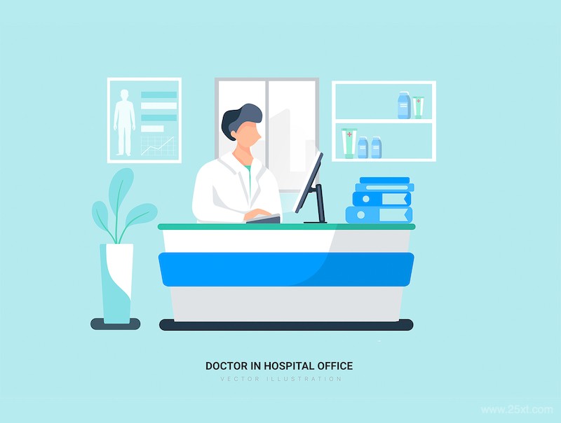 Leo - bHospital and Healthcare Vector Scenes-5.jpg