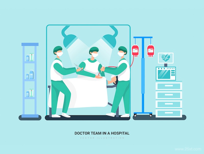 Leo - bHospital and Healthcare Vector Scenes-6.jpg