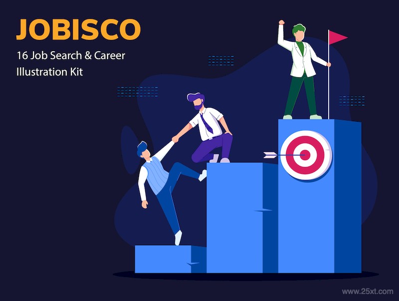 JOBISCO - Job Search & Career Illustration Kit-1.jpg