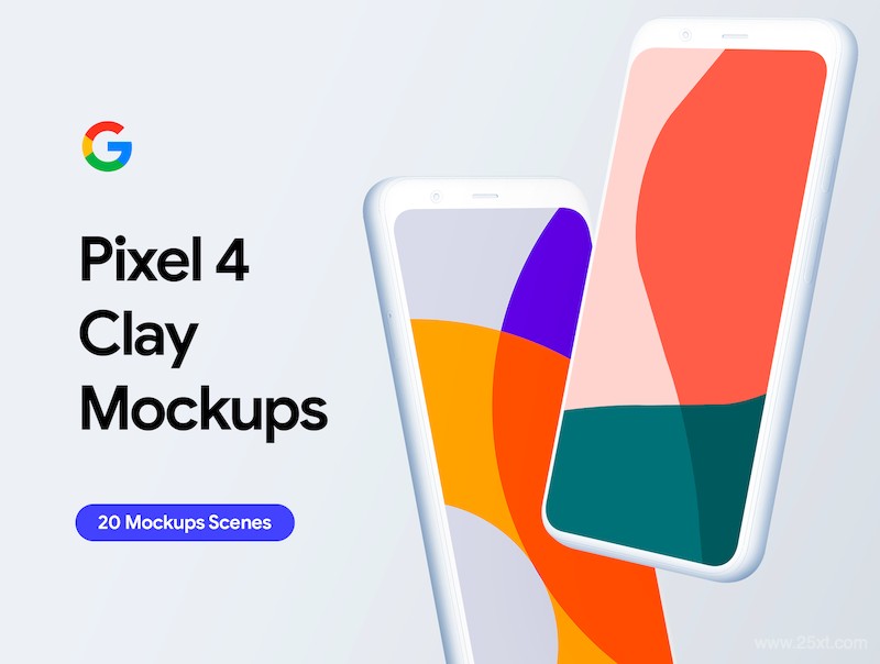 Google Pixel 4 - 20 Clay Mockups-1.jpg