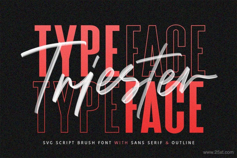 Triester SVG Brush Font Free Sans-2.jpg