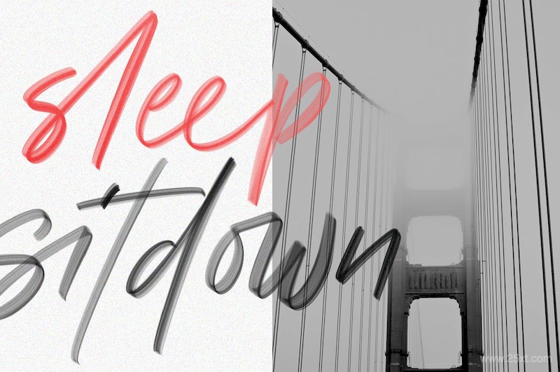 Triester SVG Brush Font Free Sans-1.jpg