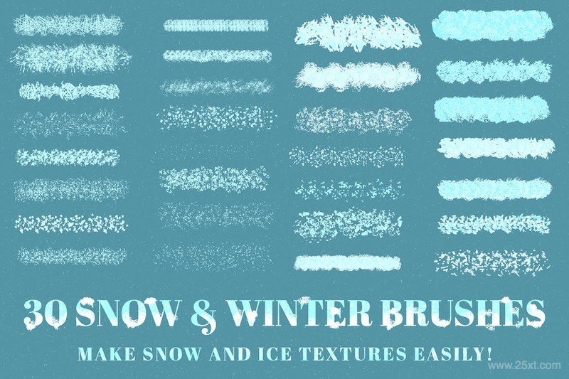 Snow and Winter Brushes for Adobe Illustrator-3.jpg