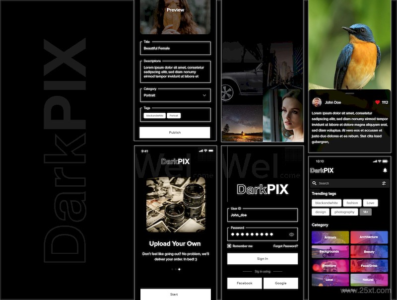 DarkPIX UI Kit for Adobe XD-4.jpg