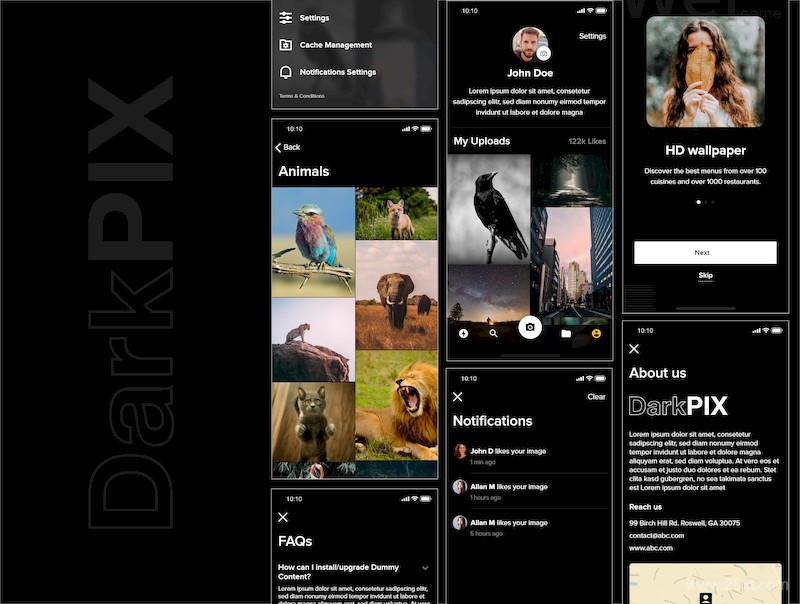 DarkPIX UI Kit for Adobe XD-8.jpg