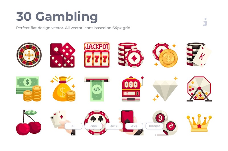 30 Gambling Icons - Flat-2.jpg