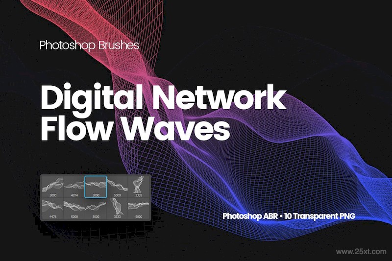 Digital Network Flow of Waves Photoshop Brushes-17.jpg
