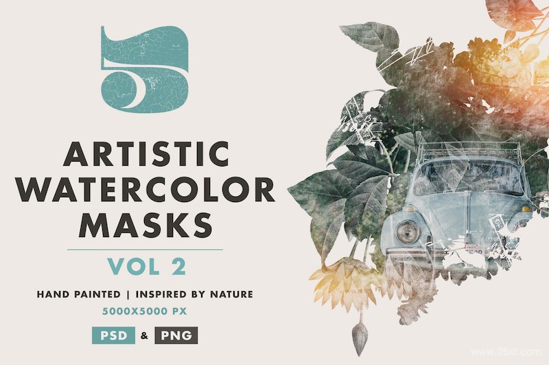 5 Artistic Watercolor Masks Vol 02-10.jpg
