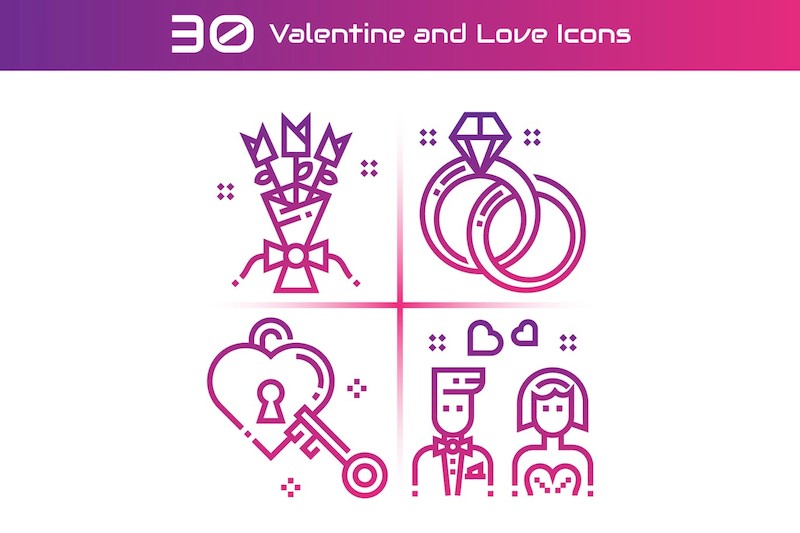 Valentine and Love Icons.jpg
